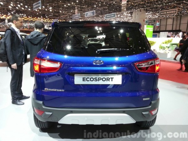 2015 Geneva Motor Show: Ford Ecosport Facelift Takes Stage without Tailgate Spare Wheel