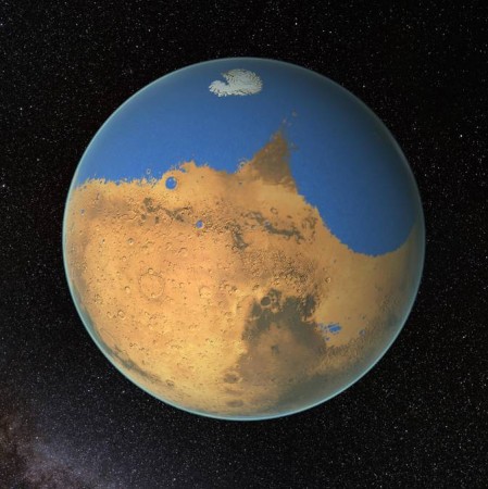 NASA scientists have determined that a primitive ocean on Mars held more water than Earth's Arctic Ocean and that the Red Planet has lost 87 percent of that water to space. Mars Water