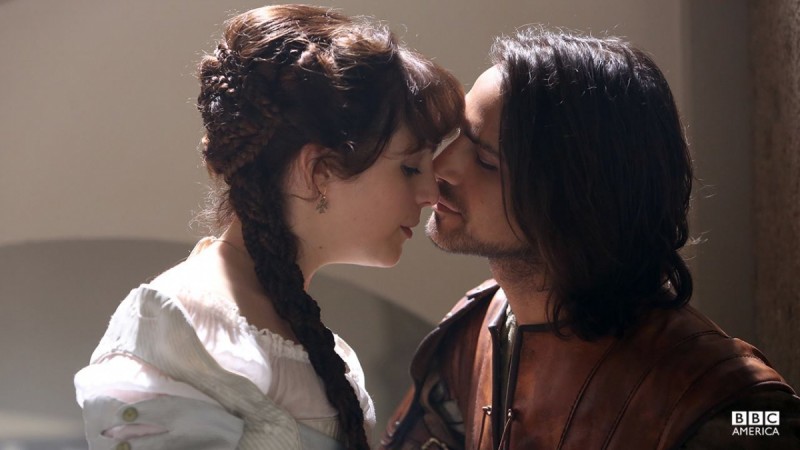 D'Artagnan and Tamla Kari in 'The Musketeers'.