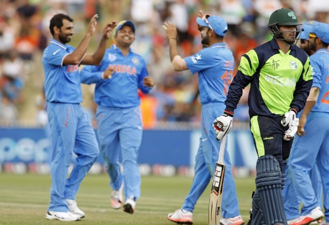 India will look to bowl out an opponent for the sixth time in a row when they play Zimbabwe in their final group game of the ICC Cricket World Cup 2015 Mohammed Shami India Stuart Thompson Ireland ICC Cricket World Cup 2015