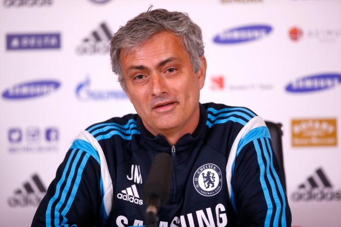 Mourinho is right on course to winning his third Premier League title with Chelsea Jose Mourinho