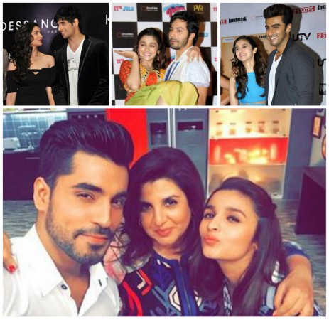 Alia Bhatt, Siddharth Malhotra, Vaurn Dhawan, Arjun Kapoor, Gautam Gulati