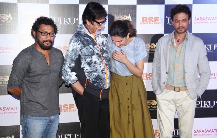 'Piku': Deepika Padukone, Amitabh Bachchan, Irrfan Khan, Shoojit Sircar Attend Trailer Launch 'Piku': Deepika Padukone, Amitabh Bachchan, Irrfan Khan Attend Trailer Launch
