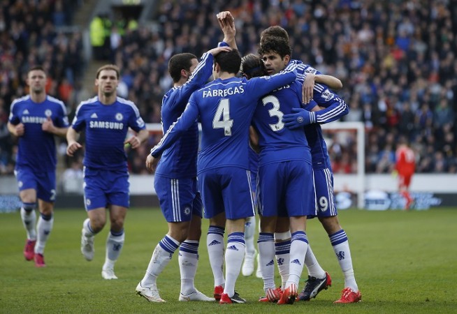 Chelsea are right on course to win their first Premier League title in five years Chelsea