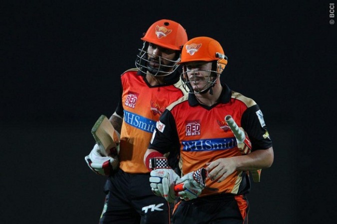 The opening combination of Shikhar Dhawan and David Warner will be key for SRH David Warner Shikhar Dhawan SRH