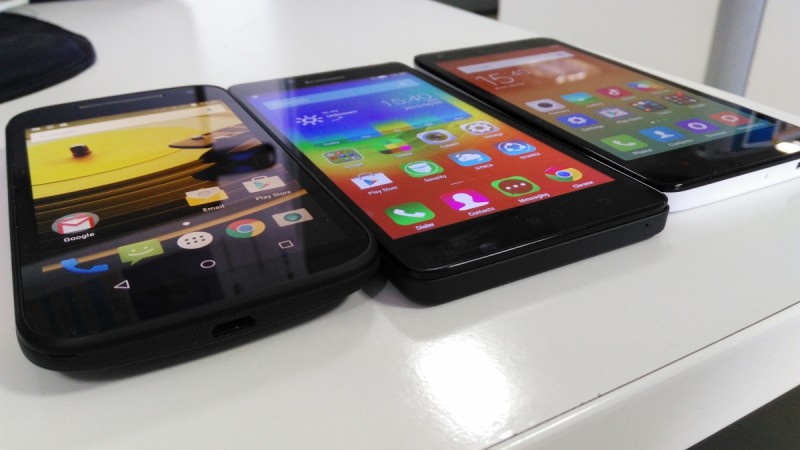 Moto E2 vs Lenovo A6000 vs Xiaomi Redmi 2- Interface Moto E2 vs Lenovo A6000 vs Xiaomi Redmi 2- Interface