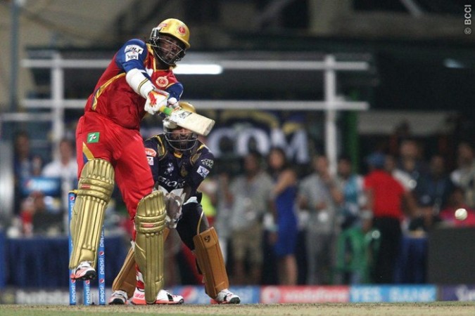 RCB opener Chris Gayle will be the cynosure again when they face SRH in their IPL 2015 game Chris Gayle RCB KKR