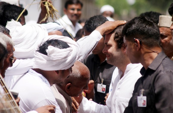 Rahul Gandhi kisan rally