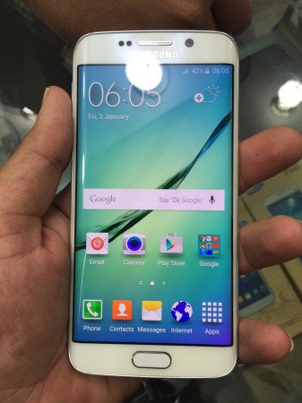 Samsung Galaxy S6 Edge Hands on Samsung Galaxy S6 Edge Hands on
