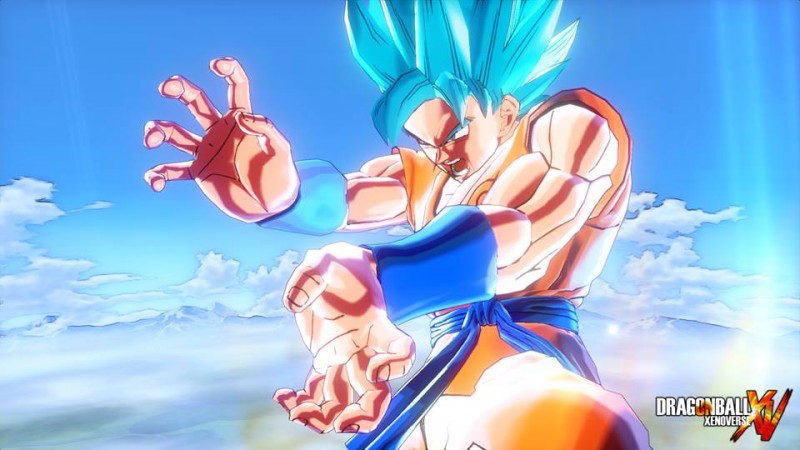 Super Saiyan God Super Saiyan Goku with blue hairs seen in DLC Pack 3. Dragon Ball Xenoverse