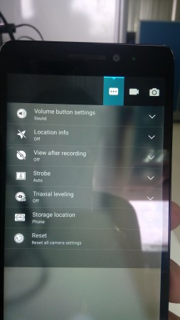 Lenovo A7000 Camera Interface Lenovo A7000 Camera Interface