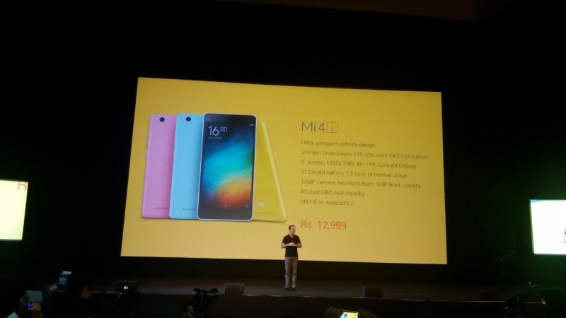 Xiaomi Mi 4i price Xiaomi Live