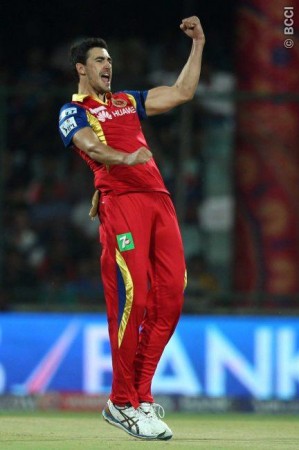 Mitchell Starc will be the main man for RCB when they face RR in their IPL 2015 game Mitchell Starc RCB