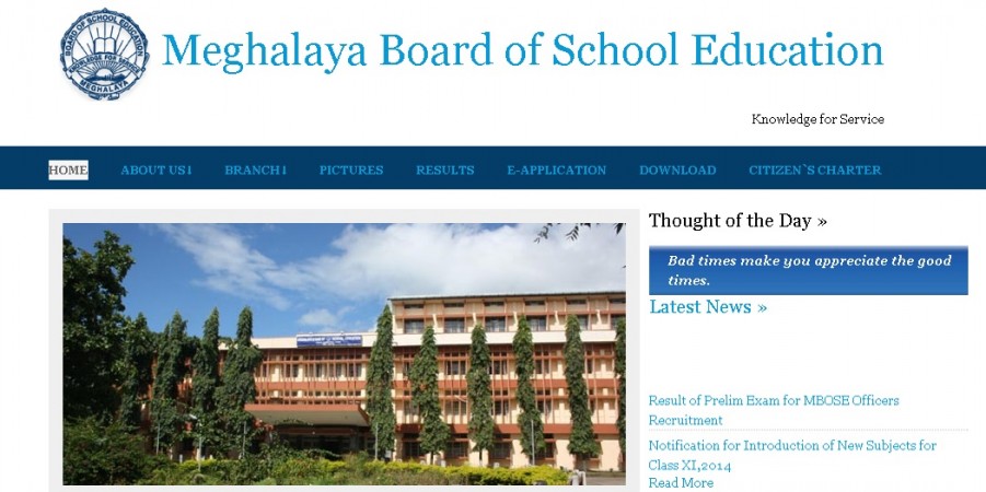 Meghalaya Board of School Education SSLC, HSSLC 2015 results announced. Meghalaya Board of School Education