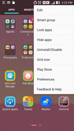 App Drawer Customization of Zenfone 2 App Drawer Customization of Zenfone 2