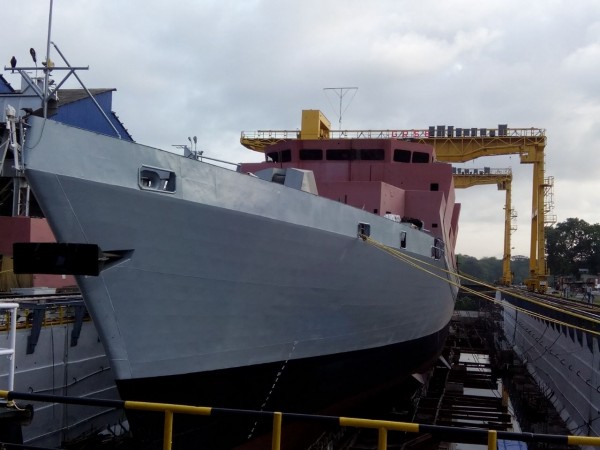 Anti-submarine warfare ship Kavaratti launched in Kolkata