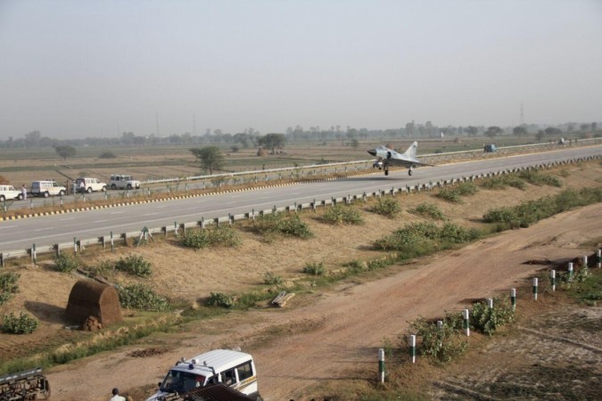 The Taj Expressway Industrial Development Authority is responsible for land acquisition and making a master plan for development along the expressway. Mirage 2000 jet successfully landed on Yamuna expressway