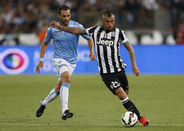 Juventus midfielder Arturo Vidal could head to Real Madrid this summer in a shock move Arturo Vidal Juventus Lazio Santiago Gentiletti