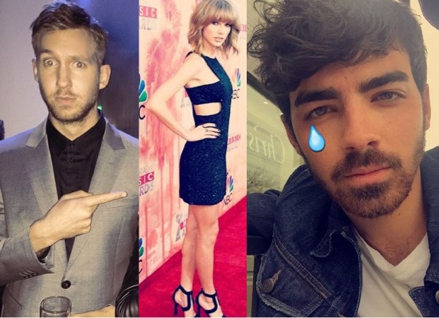 Calvin Harris, Taylor Swift and Joe Jonas