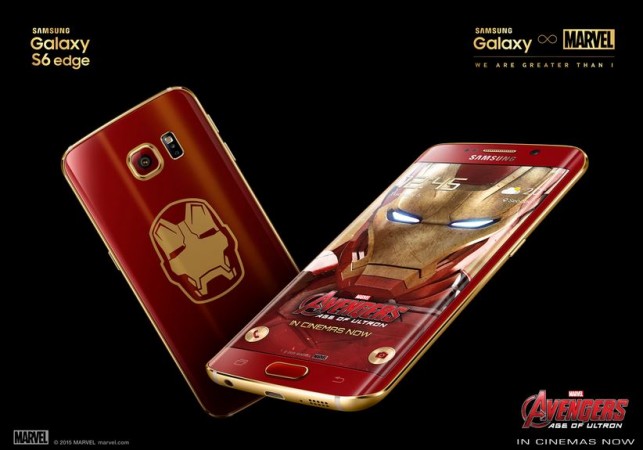 Samsung Limited Edition Marvel Avenger Series Galaxy S6 Edge Iron Man Samsung Unveils Limited Edition Marvel Avenger Series Galaxy S6 Edge Iron Man