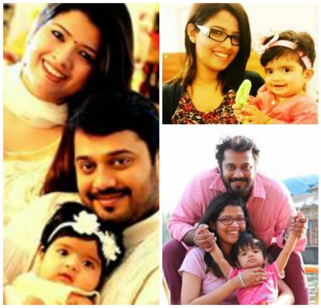 Bala and Amrutha Suresh with their daughter Avantika Kumar Bala and Amrutha Suresh with their daughter Avantika Kumar