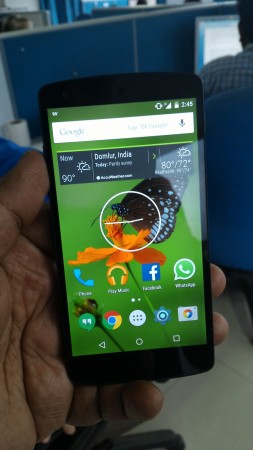 Nexus 5 with Android 5.1.1 Lollipop