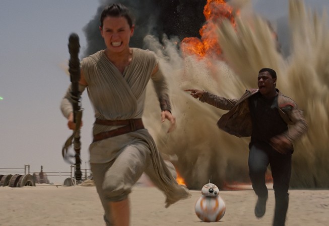 Stormtrooper Finn is likely to fall in love with Han Solo's daughter Rey in 'Star Wars: The Force Awakens'. Star Wars