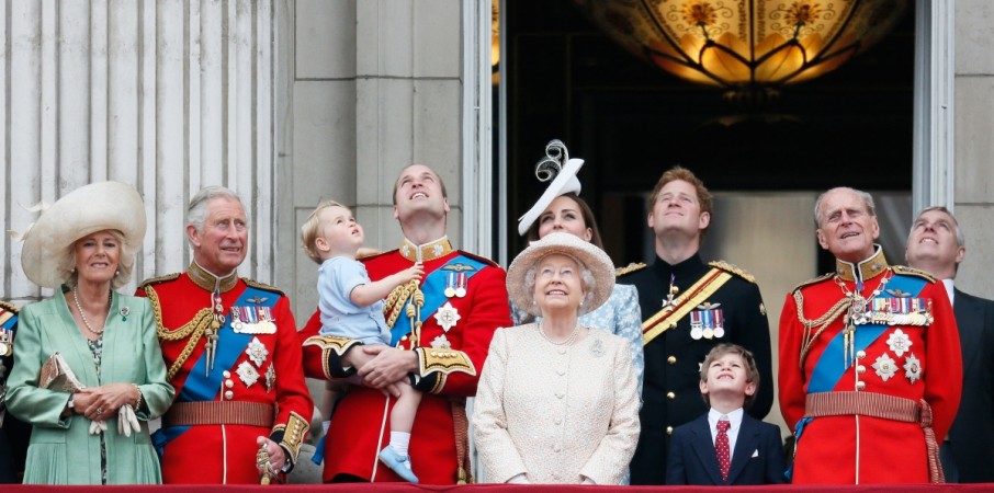 Trooping the ceremony