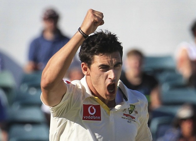 Mitchell Starc picked up three wickets in the second innings of the 2nd Test against West Indies at Sabina Park, Kingston. Mitchell Starc
