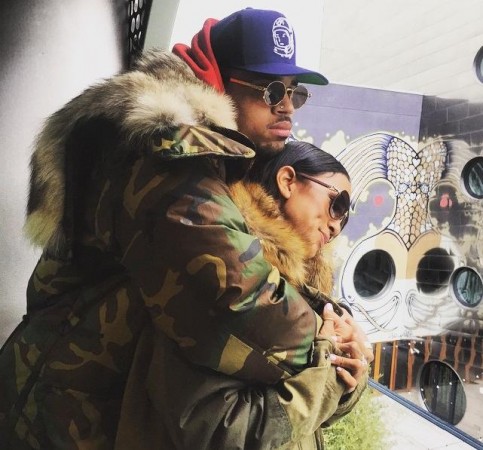 Chris Brown and Karrueche Tran