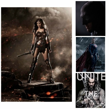 Wonder Woman, Batman, Superman and Aquaman