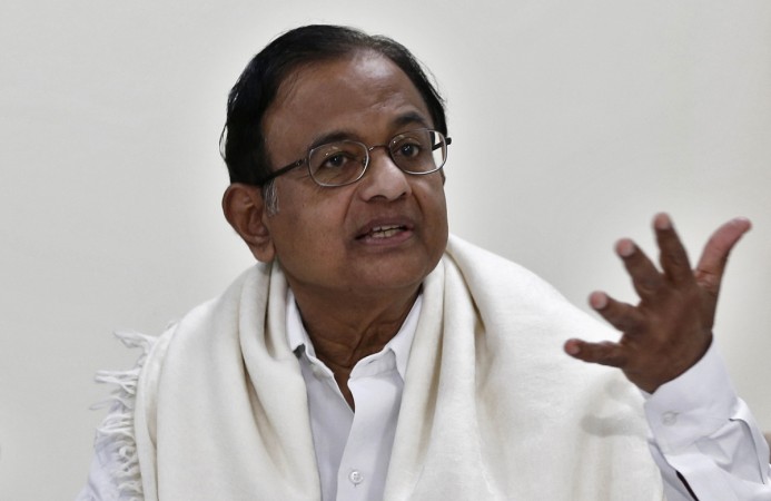 Senior Congress leader P Chidambaram. chidambaram