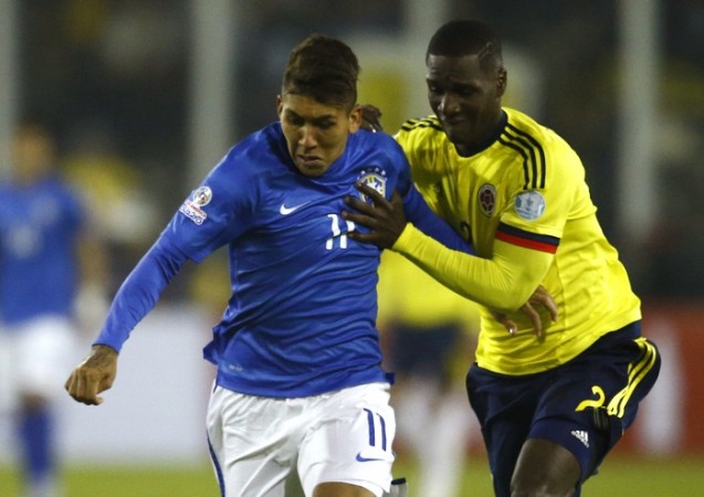 Roberto Firmino will be a Manchester United player next season, according to reports Roberto Firmino Brazil Cristian Zapata Colombia Copa America 2015