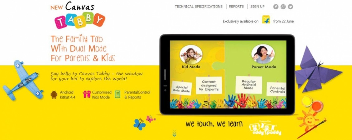 Micromax Launches Canvas Tabby Slate for Children in India; Price, Specifications Micromax Launches Canvas Tabby Slate for Children in India; Price, Specifications
