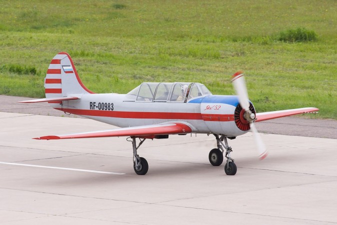 Two small planes including a Yak-52 were stolen from aerodrome in Tyumen Yak-52 at Kubinka air base.