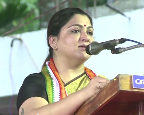 Kushboo Sunder in Aruvikkara Kushboo Sunder in Aruvikkara