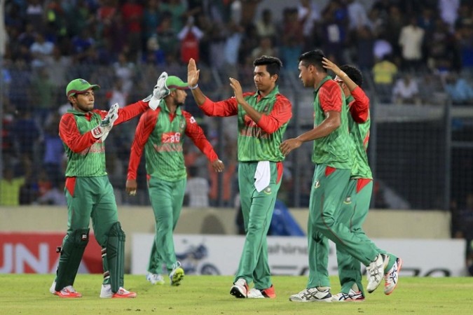 Bangladesh kept on losing wickets at regular intervals during their run chase in the third ODI against India. Bangladesh