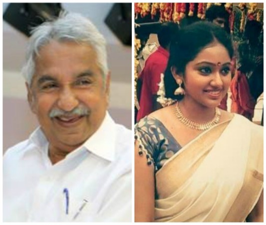 Oommen Chandy And Meghna Vincent Oommen Chandy And Meghna Vincent