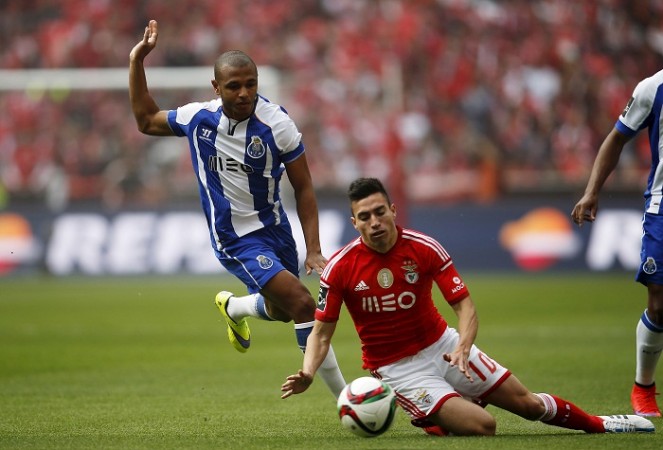 Benfica midfielder Nicolas Gaitan looks to be on his way to Manchester United Yacine Brahimi FC Porto Nicolas Gaitan Benfica