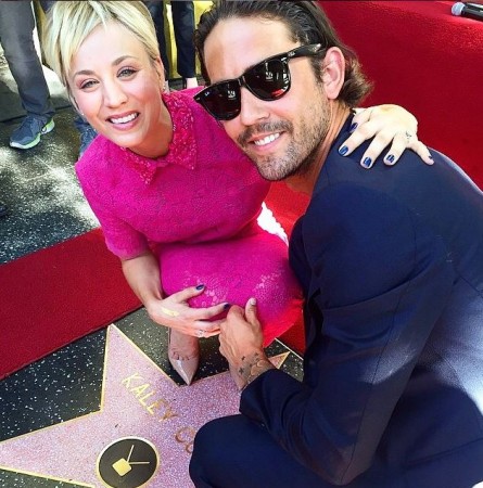 'The Big Bang Theory' actress Kaley Cuoco with husband Ryan Sweeting 'The Big Bang Theory' actress Kaley Cuoco with husband Ryan Sweeting