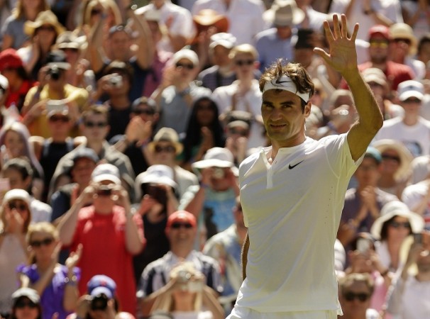 Roger Federer made his first round victory at Wimbledon look ridiculously easy Roger Federer Wimbledon 2015 First Round