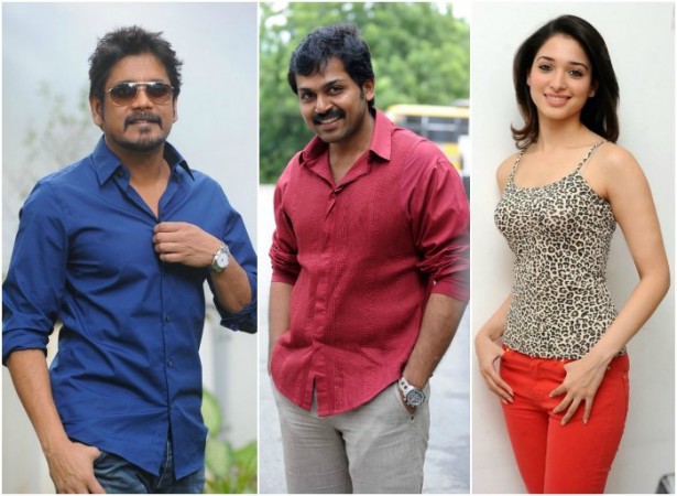 Nagarjuna, Karthi and Tamannaah Nagarjuna Karthi Tamannaah