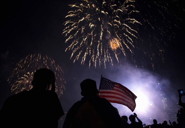 Fourth of July fireworks