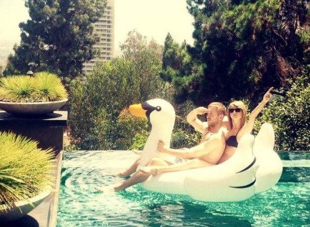 DJ Calvin Harris with Taylor Swift