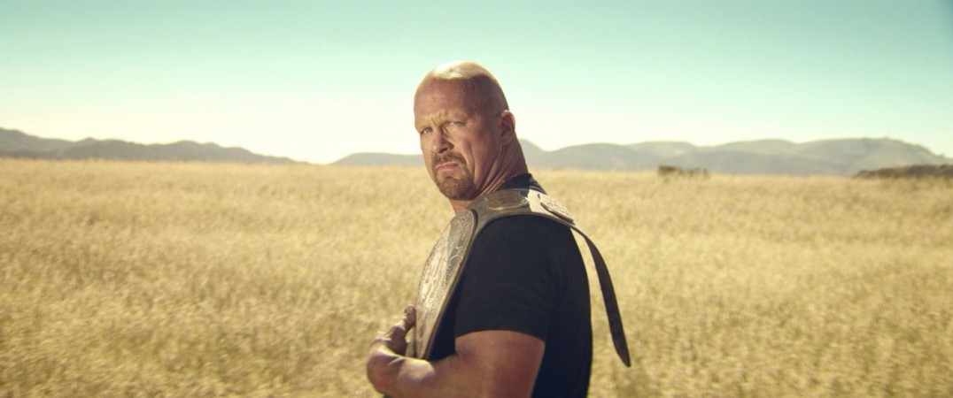 Stone Cold Steve Austin was brilliant with microphone in hand WWE 2K16 trailer reveals cover star Stone Cold Steve Austin