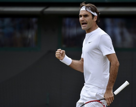 Roger Federer overwhelmed Gilles Simon in the quarterfinals of Wimbledon Roger Federer Wimbledon 2015