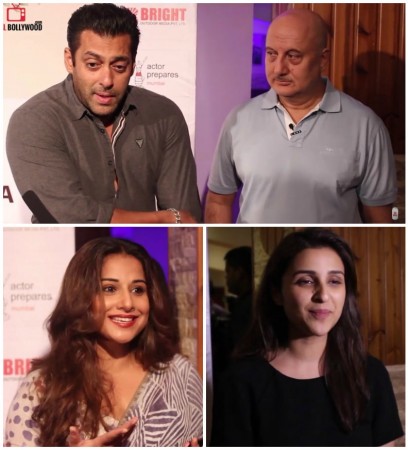 Salman Khan, Anupam Kher, Vidya Balan and Parineeti Chopra Salman Khan, Anupam Kher, Vidya Balan and Parineeti Chopra