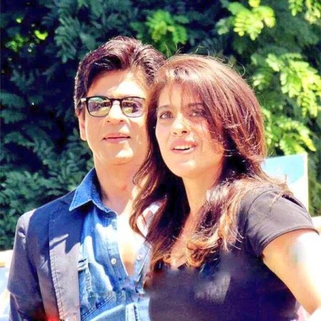 Shah Rukh-Kajol on the sets of 'Dilwale'
