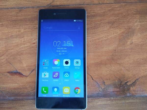 Lenovo Vibe Shot- Front Look
