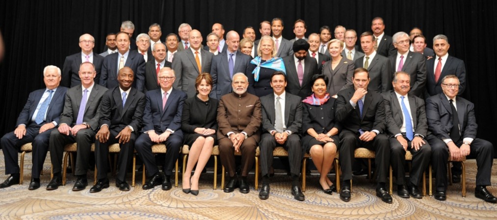 Modi with top CEOs